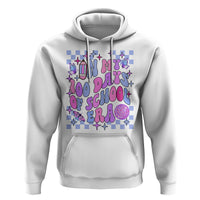 In My 100 Days of School Era Hoodie Retro Groovy - Wonder Print Shop