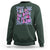 In My 100 Days of School Era Sweatshirt Retro Groovy - Wonder Print Shop