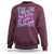 In My 100 Days of School Era Sweatshirt Retro Groovy - Wonder Print Shop