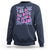 In My 100 Days of School Era Sweatshirt Retro Groovy - Wonder Print Shop