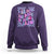In My 100 Days of School Era Sweatshirt Retro Groovy - Wonder Print Shop