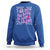 In My 100 Days of School Era Sweatshirt Retro Groovy - Wonder Print Shop