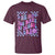 In My 100 Days of School Era T Shirt Retro Groovy - Wonder Print Shop