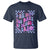 In My 100 Days of School Era T Shirt Retro Groovy - Wonder Print Shop