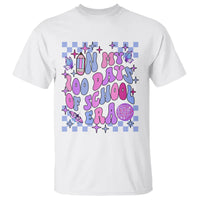 In My 100 Days of School Era T Shirt Retro Groovy - Wonder Print Shop