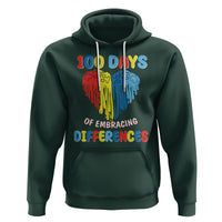 100 Days of School IEP Hoodie Embrace Differences Neurodiversity Autism ADHD Awareness - Wonder Print Shop