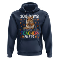 100 Days of School Chipmunk Hoodie Driving My Teacher Nuts - Wonder Print Shop
