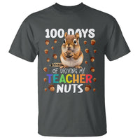 100 Days of School Chipmunk T Shirt Driving My Teacher Nuts - Wonder Print Shop