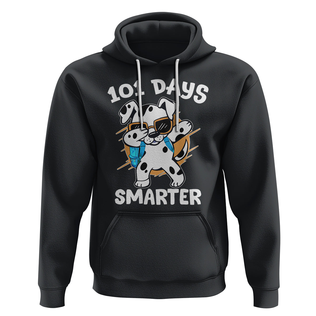 101 Days of School Dalmatian Dog Hoodie Dabbing 101 Days Smarter - Wonder Print Shop