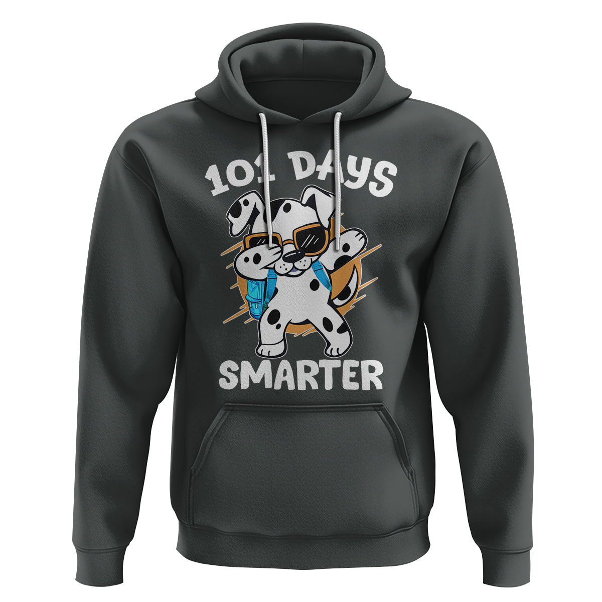 101 Days of School Dalmatian Dog Hoodie Dabbing 101 Days Smarter - Wonder Print Shop
