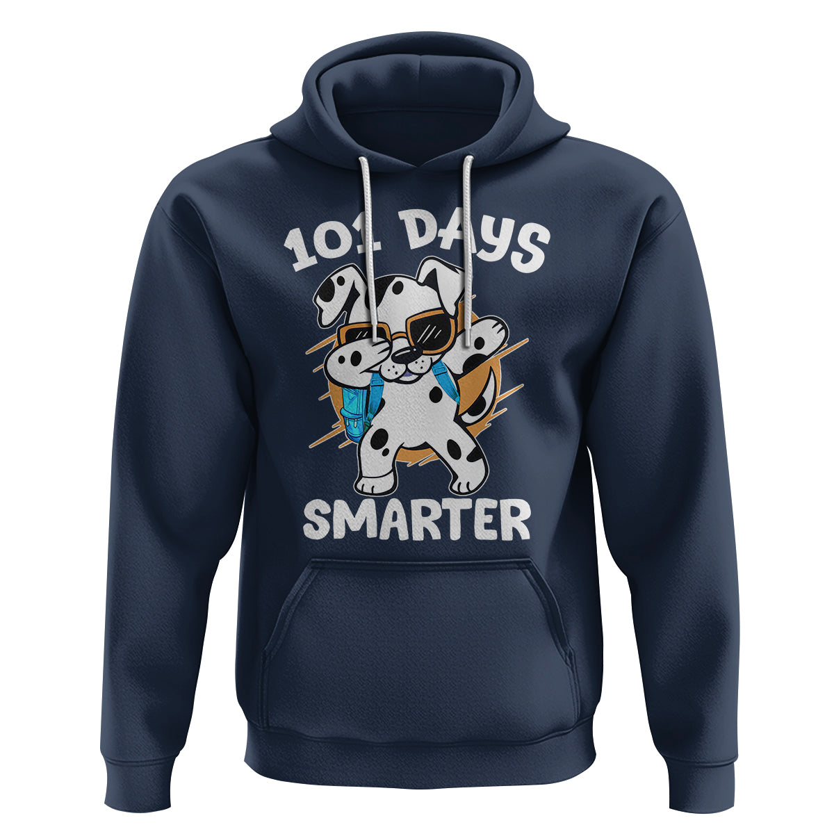 101 Days of School Dalmatian Dog Hoodie Dabbing 101 Days Smarter - Wonder Print Shop