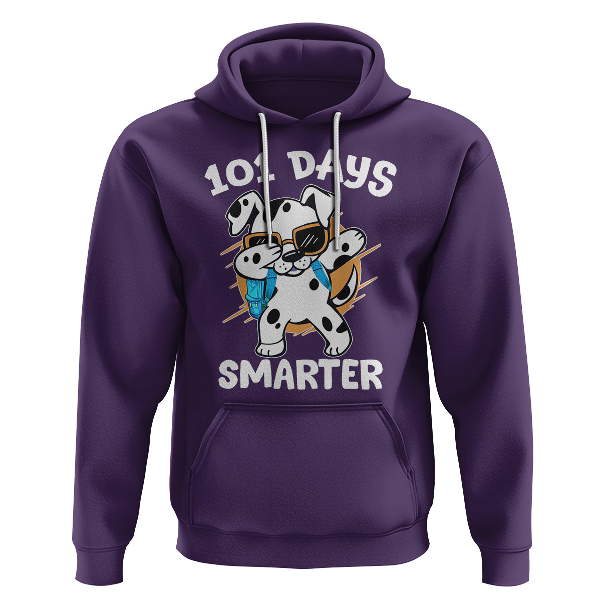 101 Days of School Dalmatian Dog Hoodie Dabbing 101 Days Smarter - Wonder Print Shop