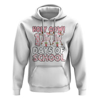 Holy Cow 100 Days of School Hoodie Cute Pink Dairy Cattle - Wonder Print Shop