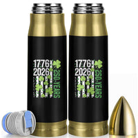 Irish American 250 Years 1776 2026 Patriotic Shamrock Bullet Tumbler St Patricks Day Ameria 250th Anniversary