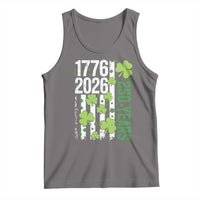 Irish American 250 Years 1776 2026 Patriotic Shamrock Tank Top St Patricks Day Ameria 250th Anniversary