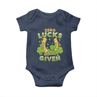 Funny St Patricks Day Baby Onesie Zero Lucks Given Irish Shamrock
