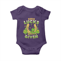 Funny St Patricks Day Baby Onesie Zero Lucks Given Irish Shamrock