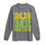 Funny St Patricks Day Long Sleeve Shirt Rub Me For Luck Shamrock Adult Humor