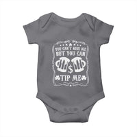 Funny St Patricks Day Baby Onesie Lucky Shamrock Waitress Bartender Waiter
