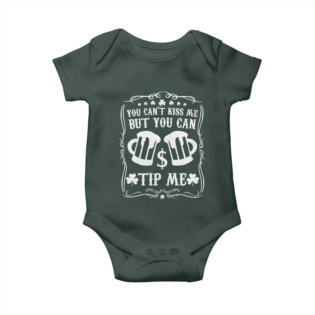 Funny St Patricks Day Baby Onesie Lucky Shamrock Waitress Bartender Waiter