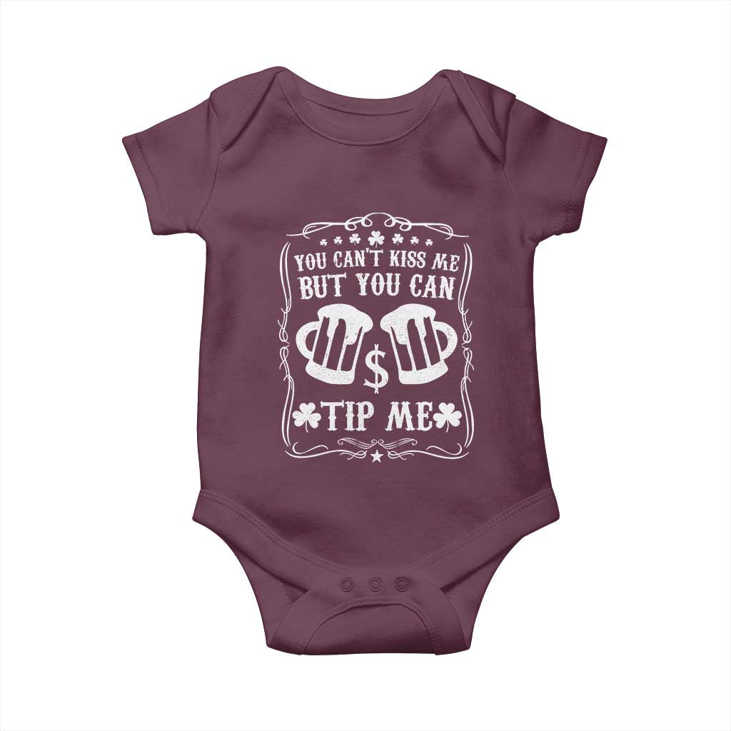 Funny St Patricks Day Baby Onesie Lucky Shamrock Waitress Bartender Waiter