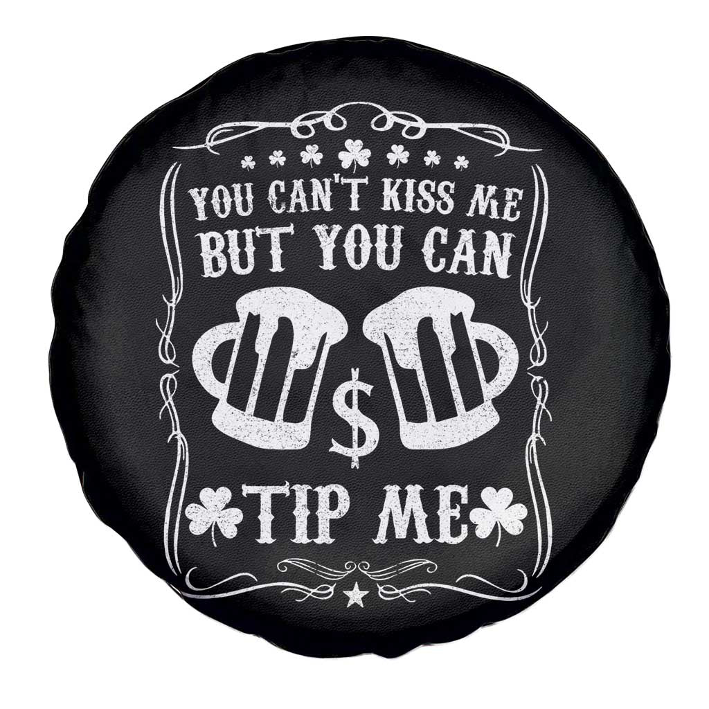 Funny St Patricks Day Spare Tire Cover Lucky Shamrock Waitress Bartender Waiter