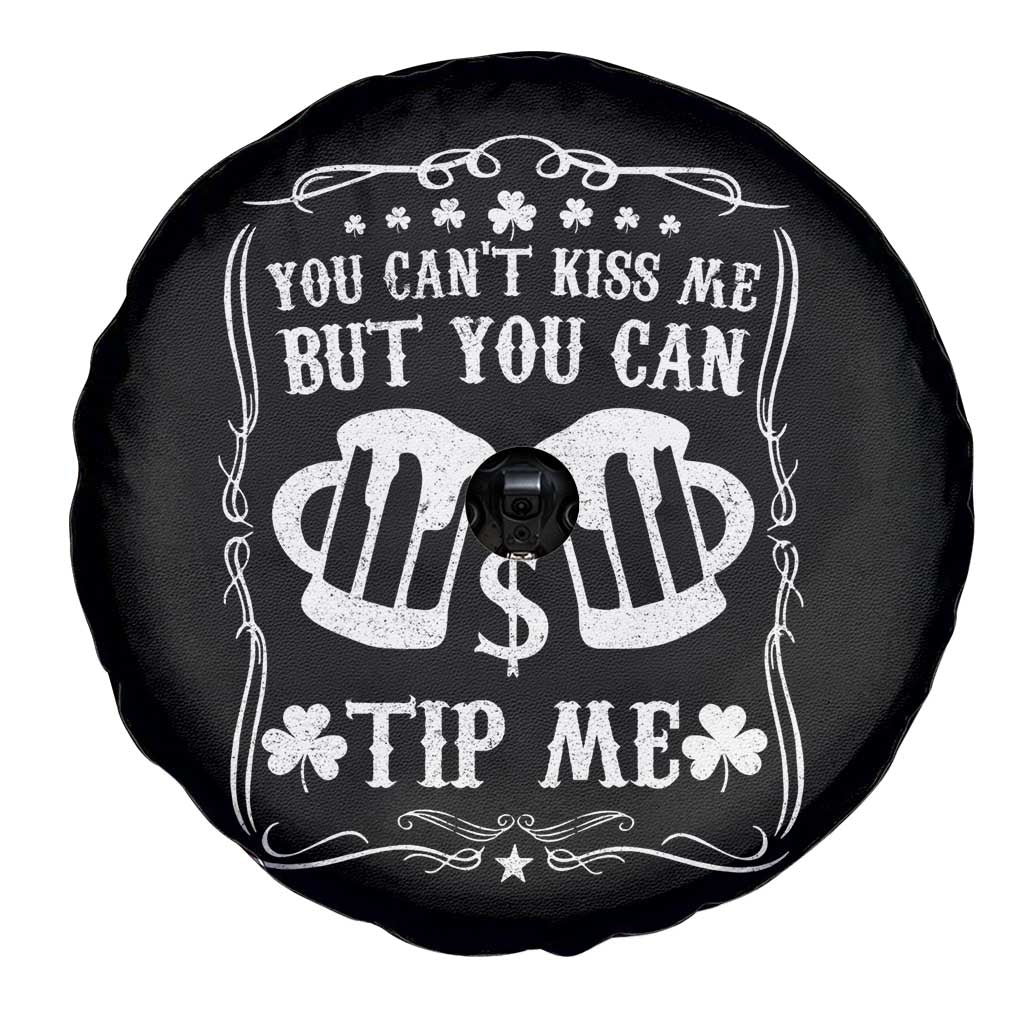 Funny St Patricks Day Spare Tire Cover Lucky Shamrock Waitress Bartender Waiter