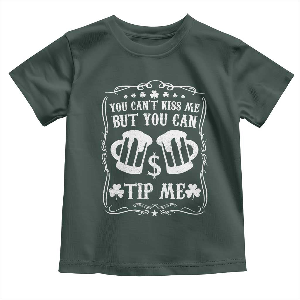Funny St Patricks Day Toddler T Shirt Lucky Shamrock Waitress Bartender Waiter