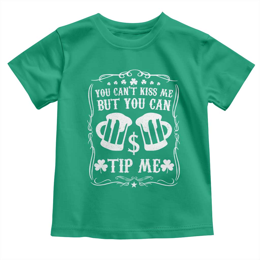 Funny St Patricks Day Toddler T Shirt Lucky Shamrock Waitress Bartender Waiter