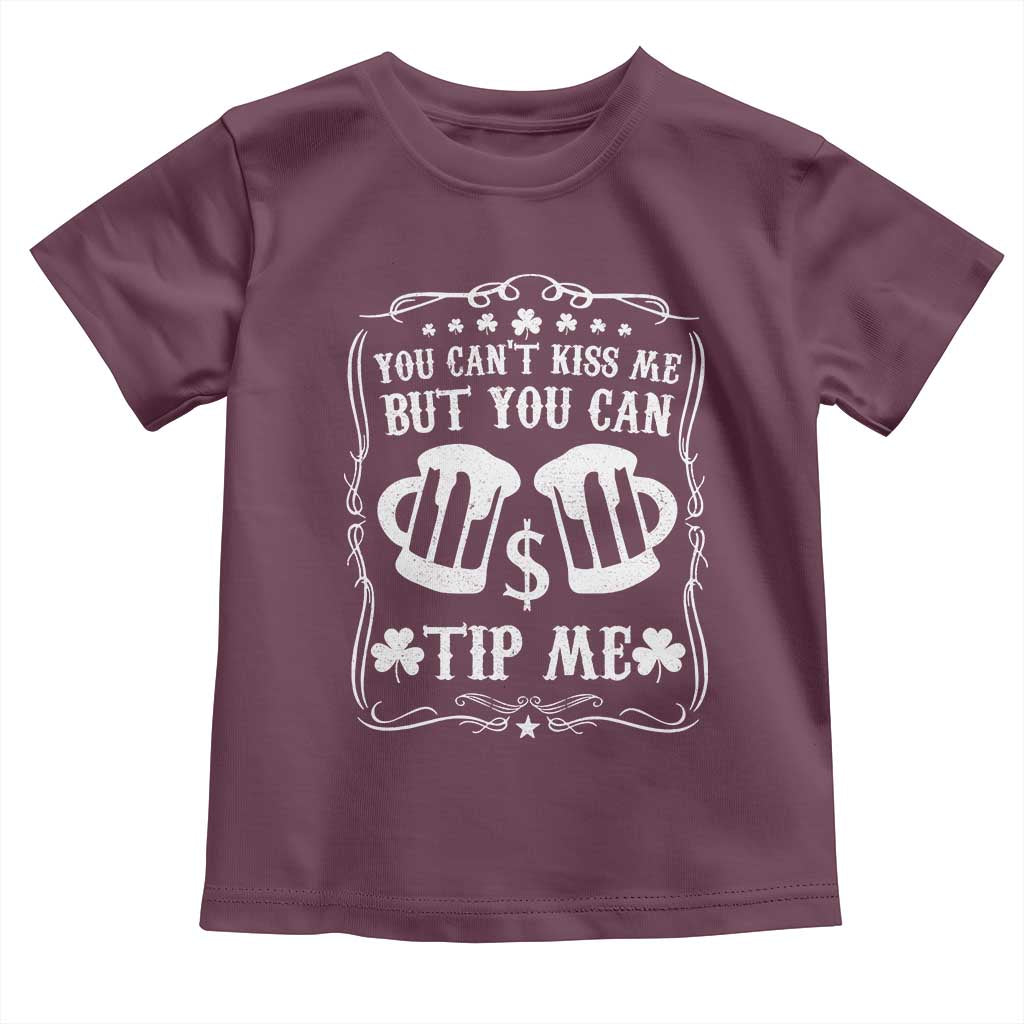 Funny St Patricks Day Toddler T Shirt Lucky Shamrock Waitress Bartender Waiter