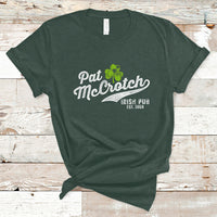 Pat McCrotch Funny Dirty Adult Humor Irish St Patrick's Day T-Shirt - Wonder Print Shop
