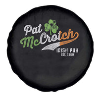 Funny St Patricks Day Spare Tire Cover Pat McCrotch Irish Adult Humor