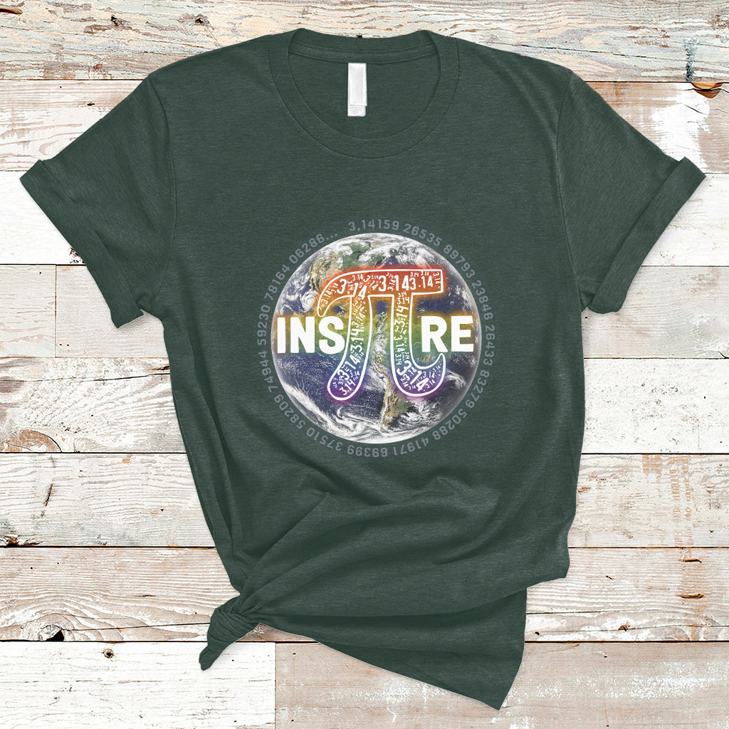Inspire Pi 3.14 Day Greek Symbol Math Teacher 3.14 T-Shirt - Wonder Print Shop