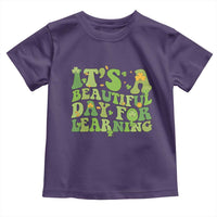 Funny St Patricks Day Toddler T Shirt It's Beautiful Day For Learning Students
