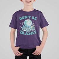 Earth Day T Shirt For Kid Earth Day Don't Be Trashy Save Our Planet Recycle Reuse Renew Rethink Environmental Awareness - Wonder Print Shop