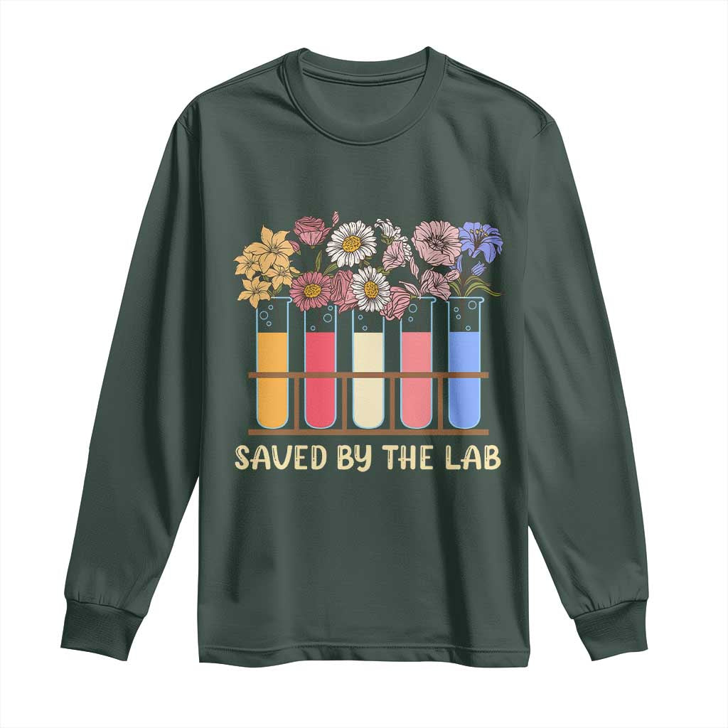 Lab Week Long Sleeve Shirt Saved By The Lab Medical Laboratory Tech Medical Lab Tech