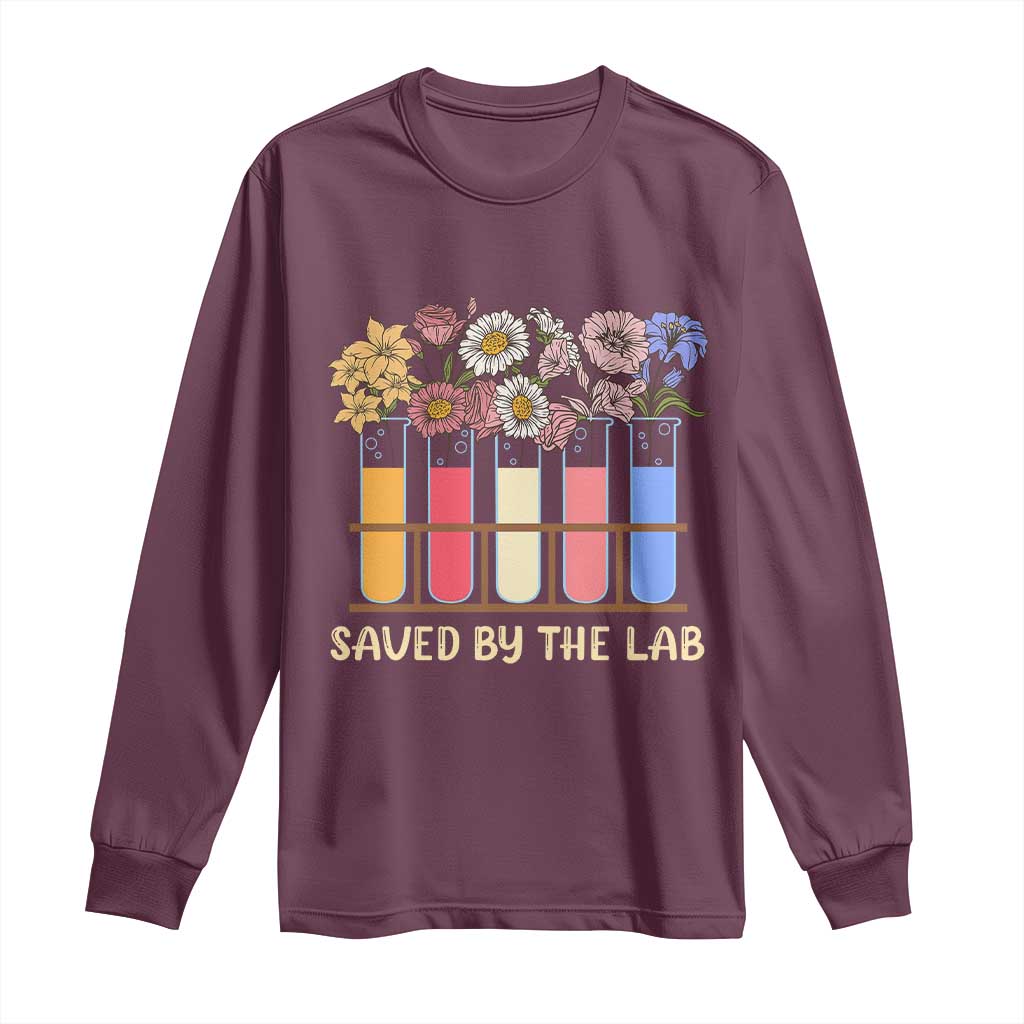 Lab Week Long Sleeve Shirt Saved By The Lab Medical Laboratory Tech Medical Lab Tech