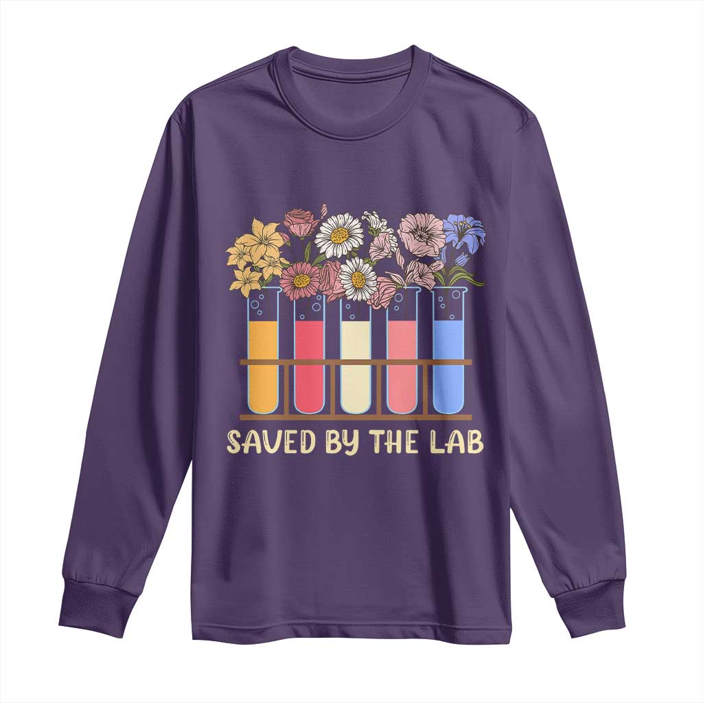 Lab Week Long Sleeve Shirt Saved By The Lab Medical Laboratory Tech Medical Lab Tech