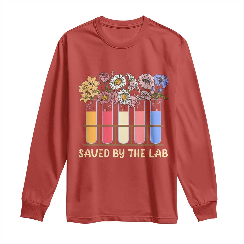 Lab Week Long Sleeve Shirt Saved By The Lab Medical Laboratory Tech Medical Lab Tech