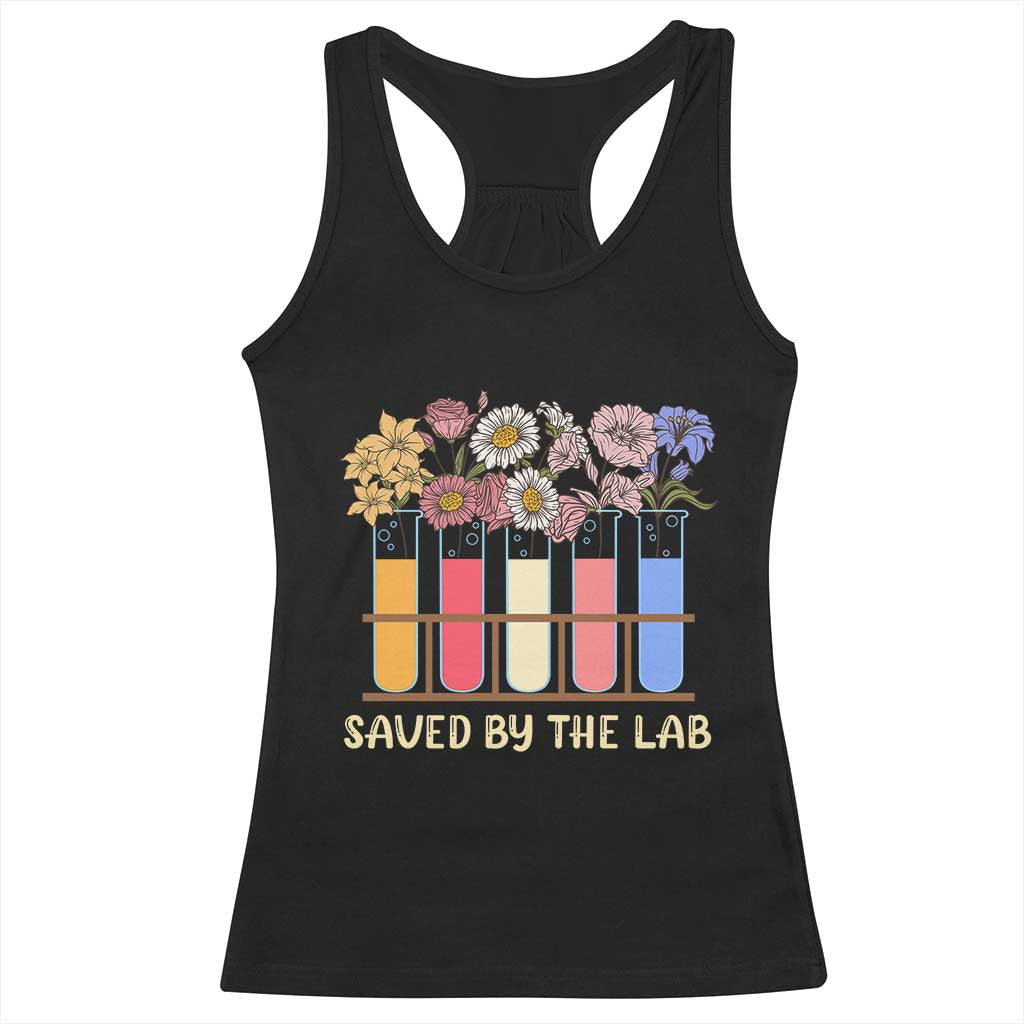 Lab Week Racerback Tank Top Saved By The Lab Medical Laboratory Tech Medical Lab Tech