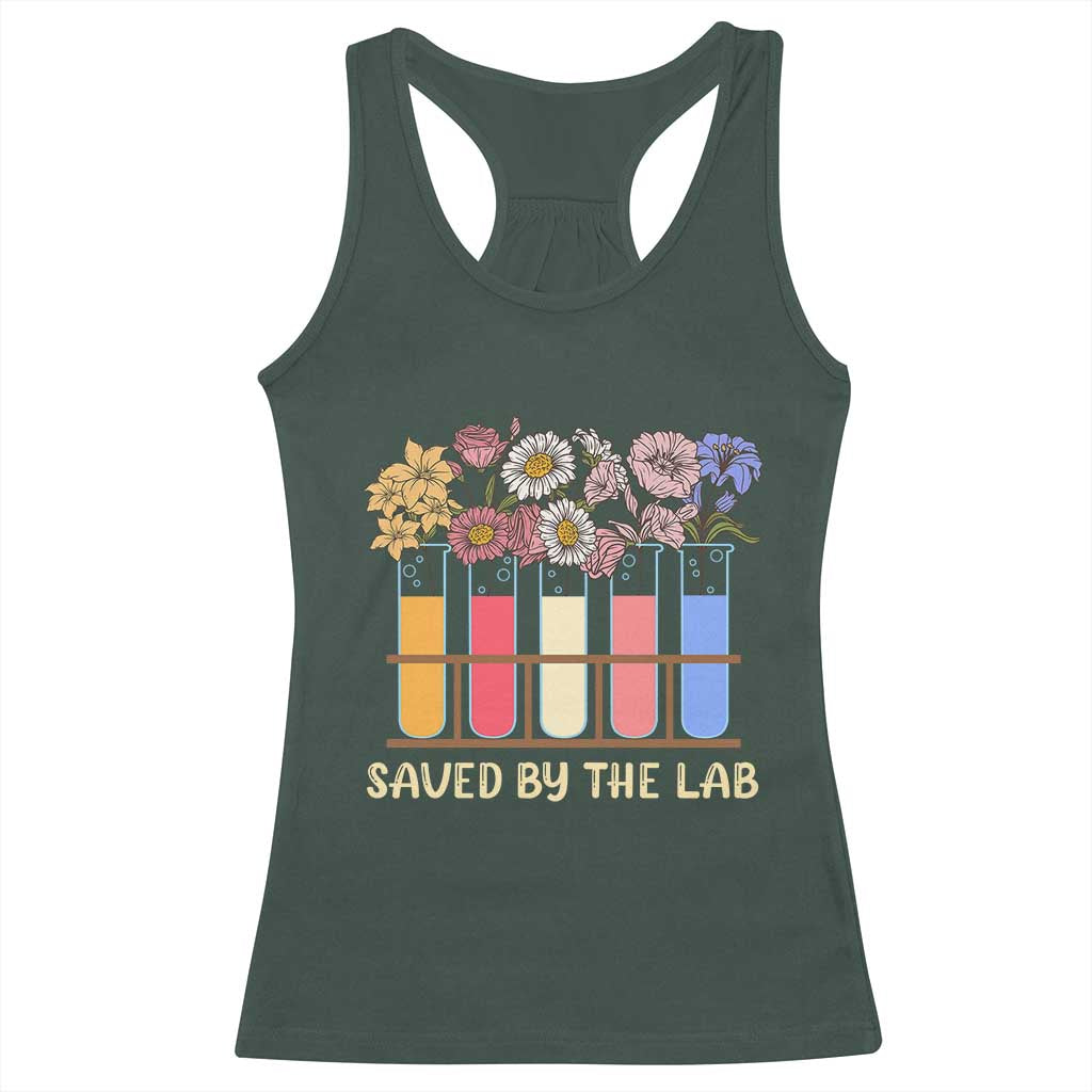 Lab Week Racerback Tank Top Saved By The Lab Medical Laboratory Tech Medical Lab Tech