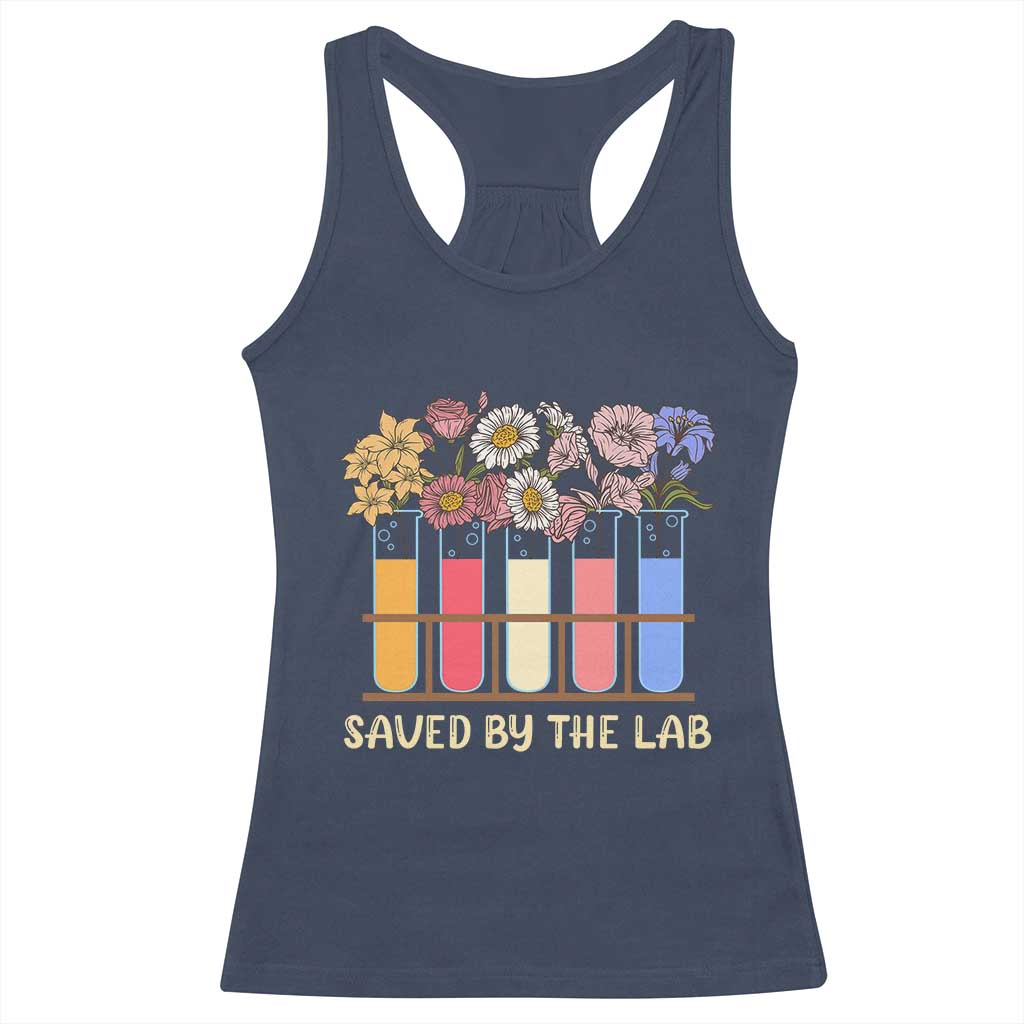 Lab Week Racerback Tank Top Saved By The Lab Medical Laboratory Tech Medical Lab Tech