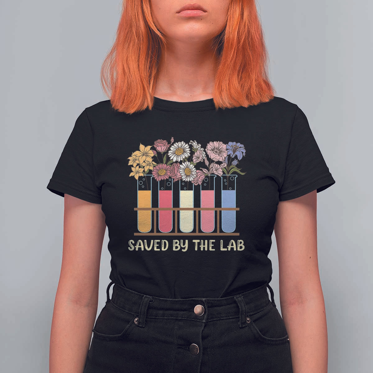 Lab Week T Shirt For Women Saved By The Lab Medical Laboratory Tech Medical Lab Tech