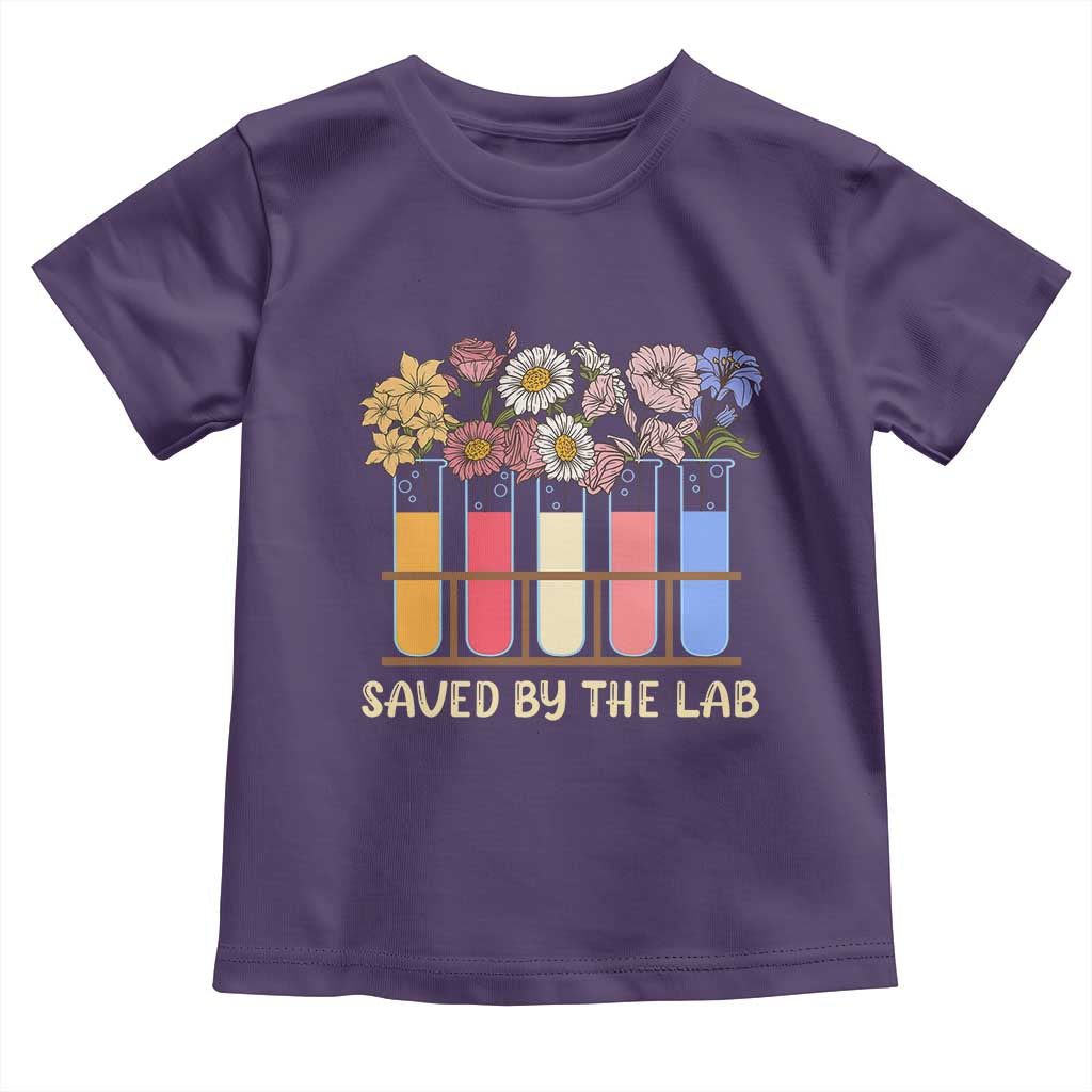 Lab Week Toddler T Shirt Saved By The Lab Medical Laboratory Tech Medical Lab Tech