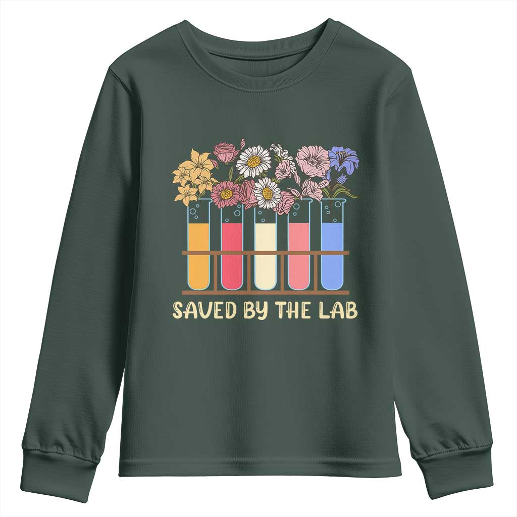 Lab Week Youth Sweatshirt Saved By The Lab Medical Laboratory Tech Medical Lab Tech