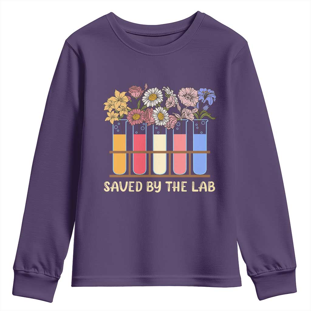 Lab Week Youth Sweatshirt Saved By The Lab Medical Laboratory Tech Medical Lab Tech