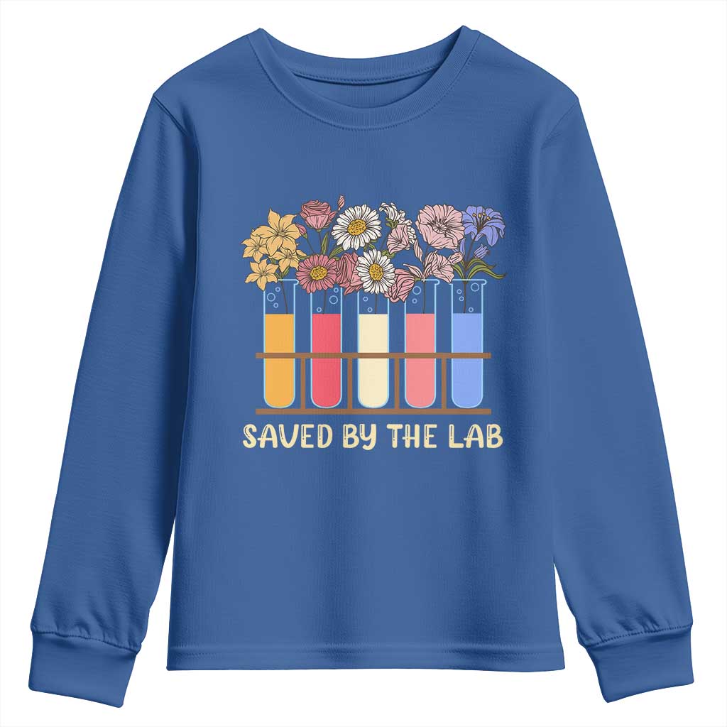 Lab Week Youth Sweatshirt Saved By The Lab Medical Laboratory Tech Medical Lab Tech