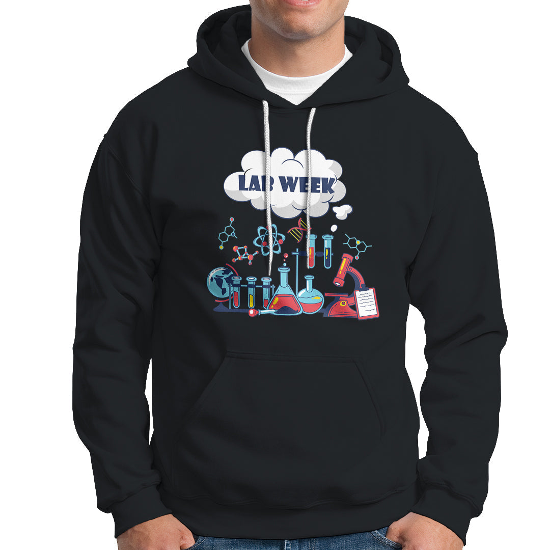 Medical Lab Tech Hoodie Lab Week Medical Laboratory Science Lab Experiments - Wonder Print Shop