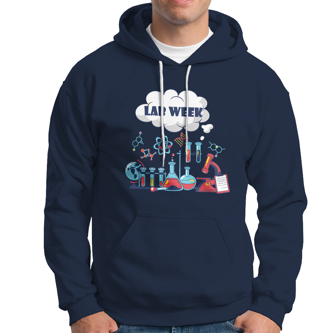 Medical Lab Tech Hoodie Lab Week Medical Laboratory Science Lab Experiments - Wonder Print Shop