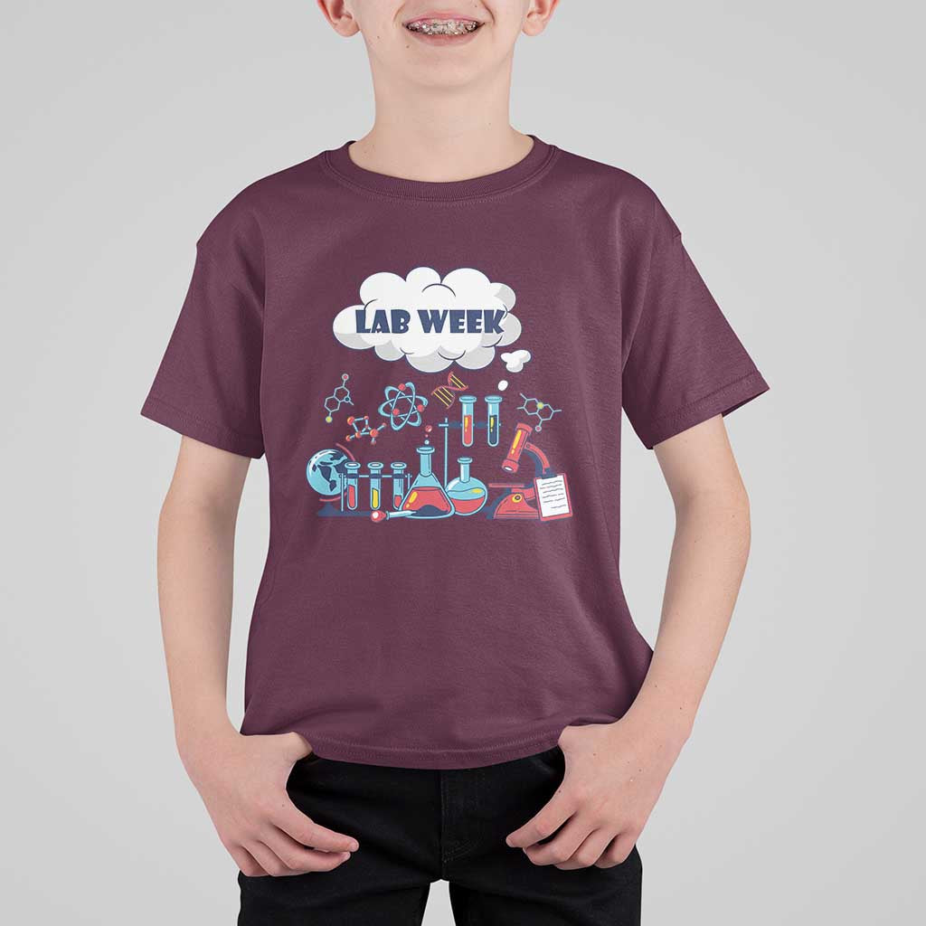 Lab Week T Shirt For Kid Medical Laboratory Science Lab Experiments